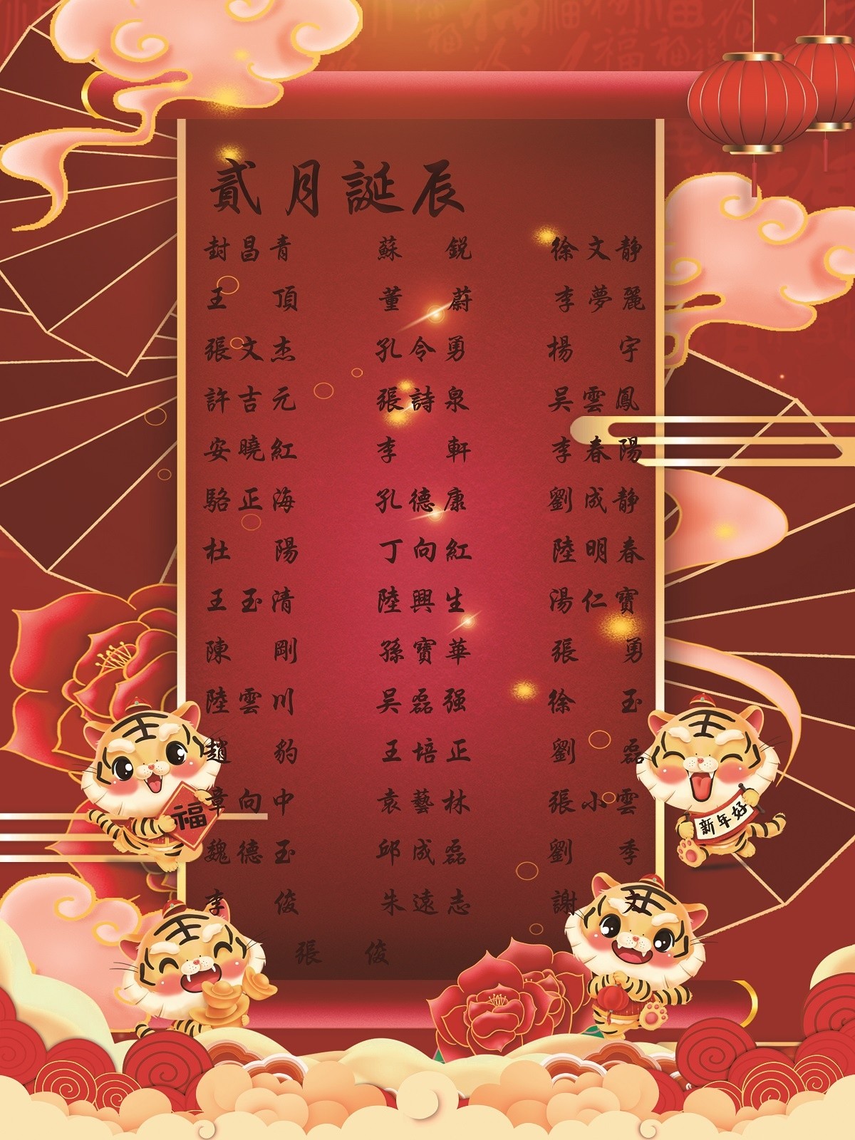 【生日祝?！抗ё?2月生日的員工生日快樂！